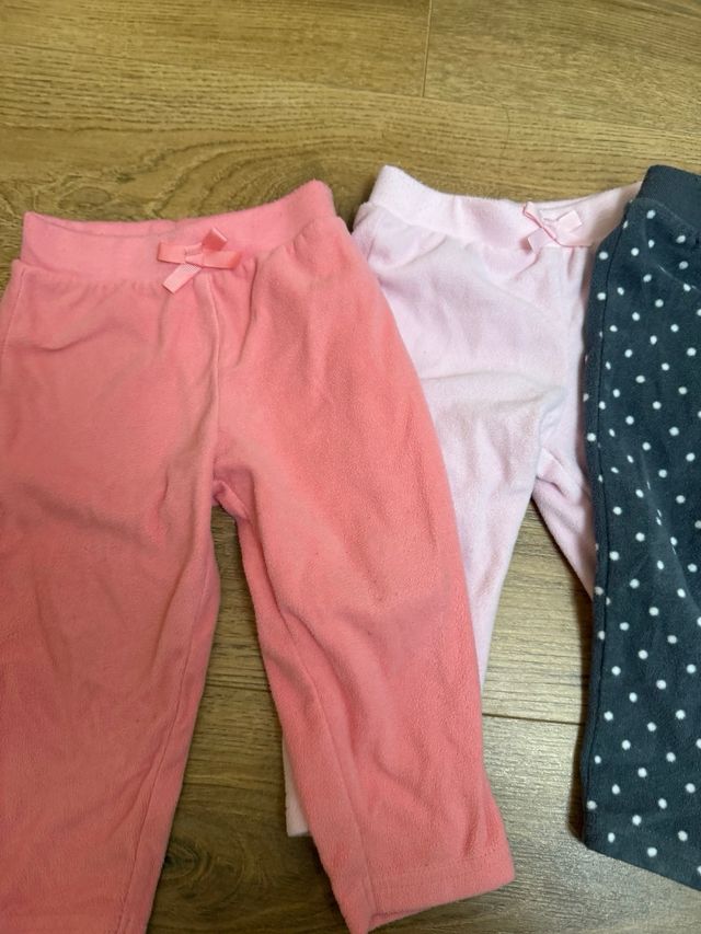Lote 4 pantalones niña polar Carter's