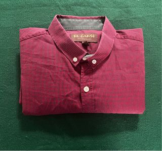 Camisa El Ganso cuadros rojo y negro