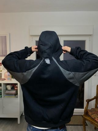 Sudadera Mertra Negra y Gris