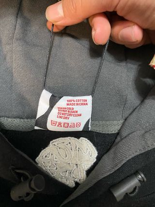 Sudadera Mertra Negra y Gris