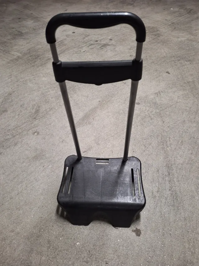 Carrito porta mochilas plegable