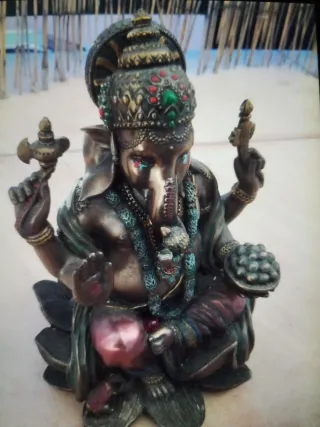 Figura Ganesha de Resina