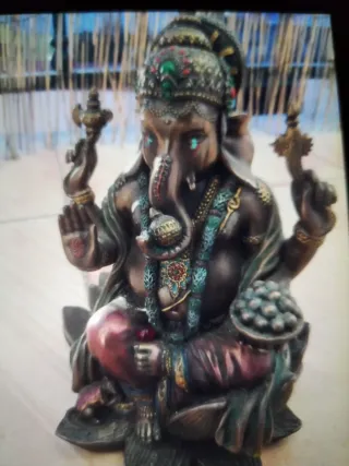 Figura Ganesha de Resina