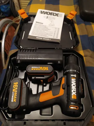 Taladro Atornillador Worx 10mm/16V