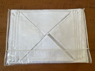 Tovaglia 12 posti cotone bianco