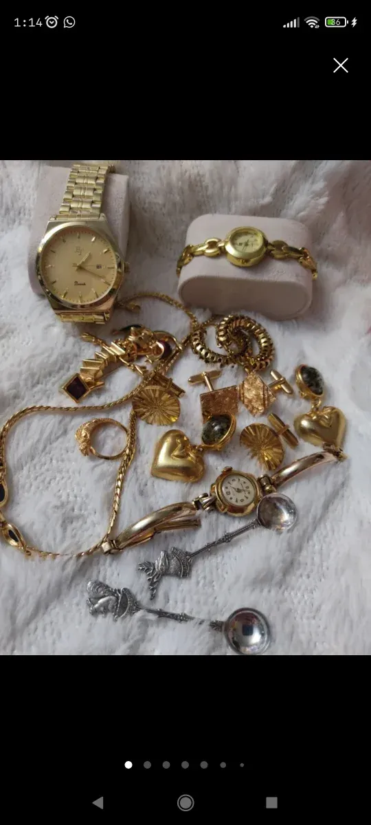 Lote 6 lotes bisutería antigua