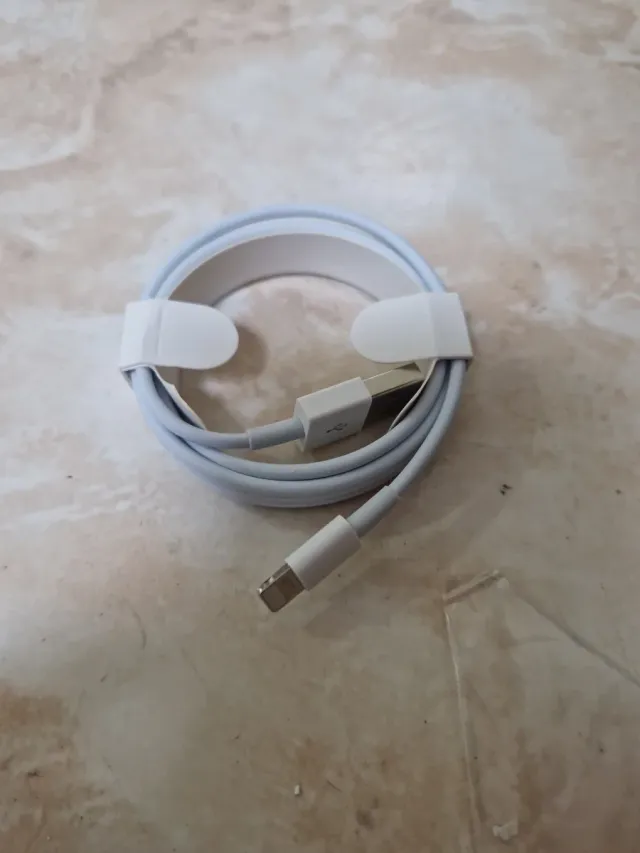 Cable Carga iPhone Apple Blanco