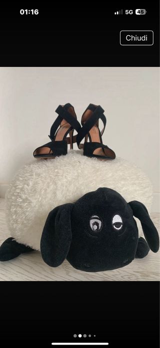 Sandali Samuelle Failli neri, tacco alto