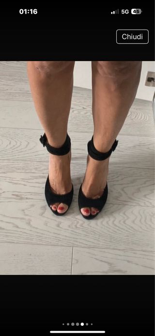 Sandali Samuelle Failli neri, tacco alto