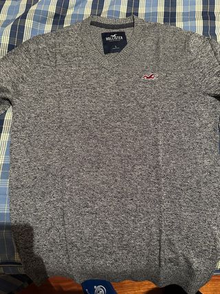 Jersey Hollister Gris Talla S
