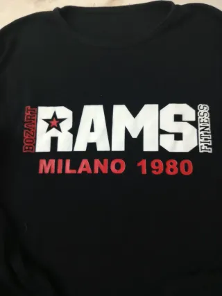 T-shirt uomo manica lunga RAMS Milano 1980