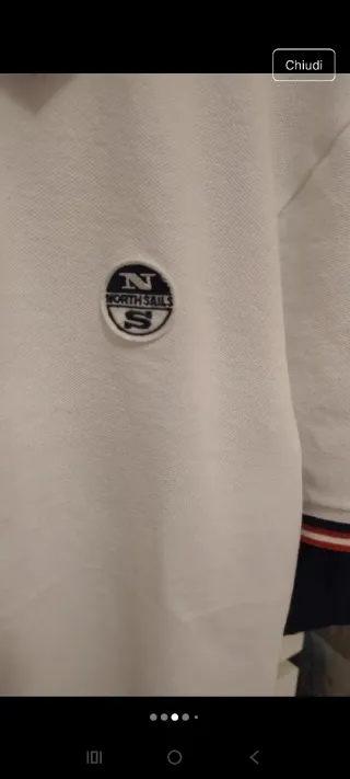 Polo North Sails bianca