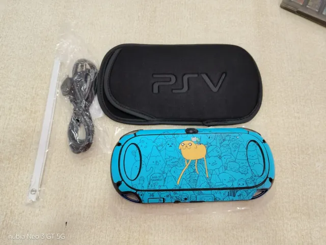 PS Vita OLED Blu 128GB con schermo nuovo modello 3G