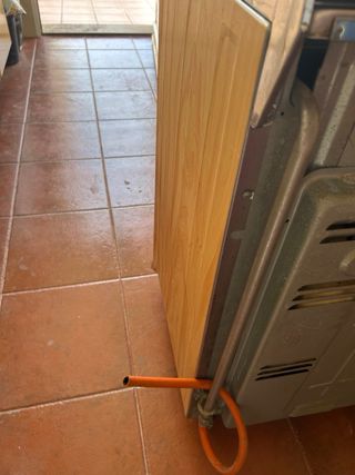 Cocina de gas SMEG 5 fuegos + horno grill