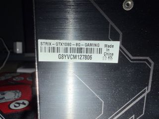 NVIDIA GTX 1080 8GB ASUS STRIX