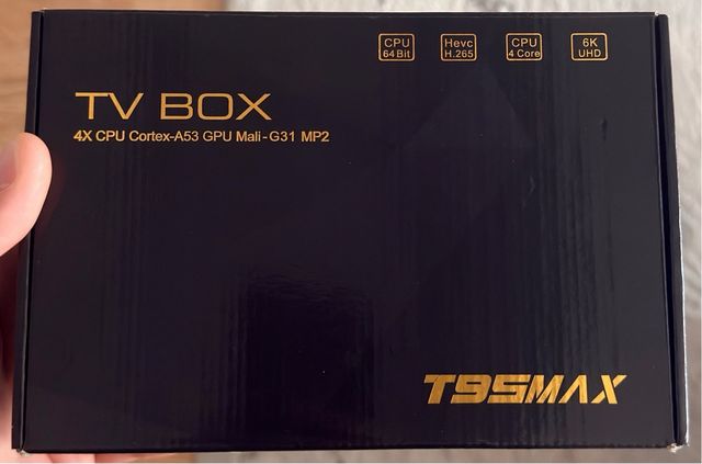 T95 Max Android smart TV Box
