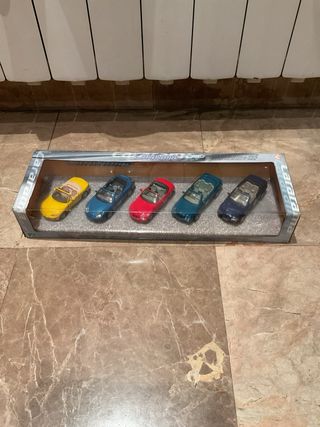 Lote 5 coches metal Cararama 1/43 Descapotados New
