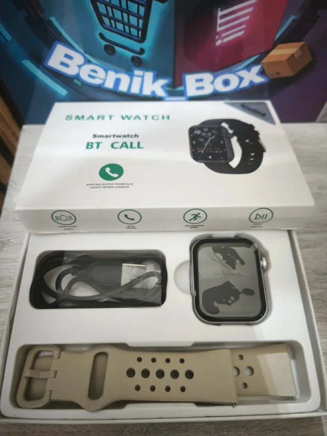 Smartwatch Niolina BT CALL Beige