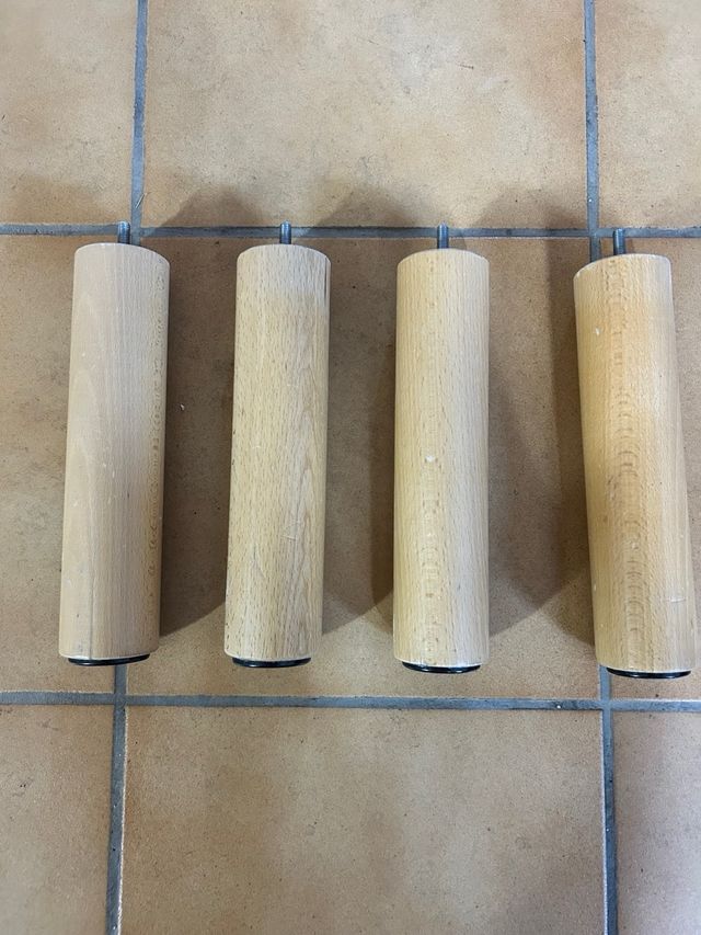 4 Patas Cama Madera