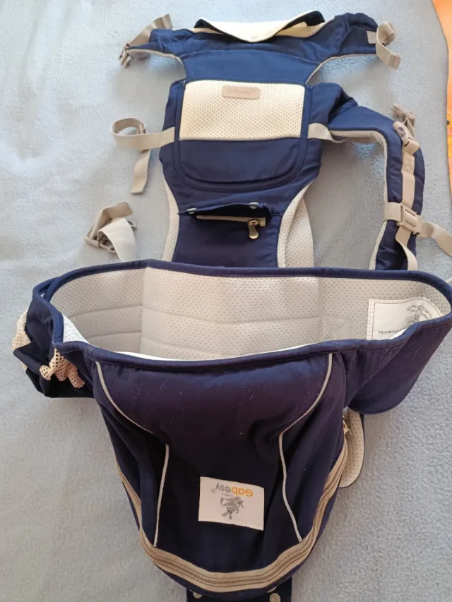 Mochila Porta Bebés Ergonómica Azul