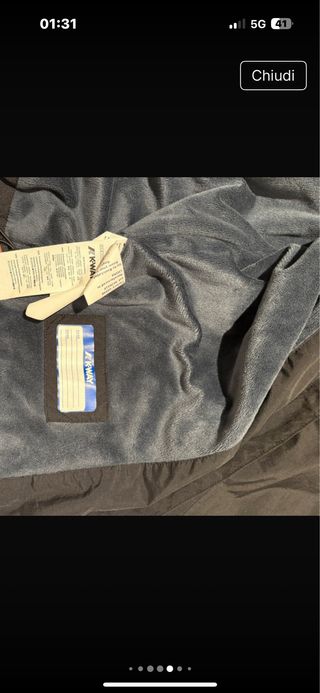 K-Way Ripstop Marmotta Nero