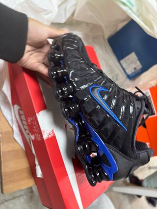 Nike Shox TL Negro/Azul Talla [Talla]