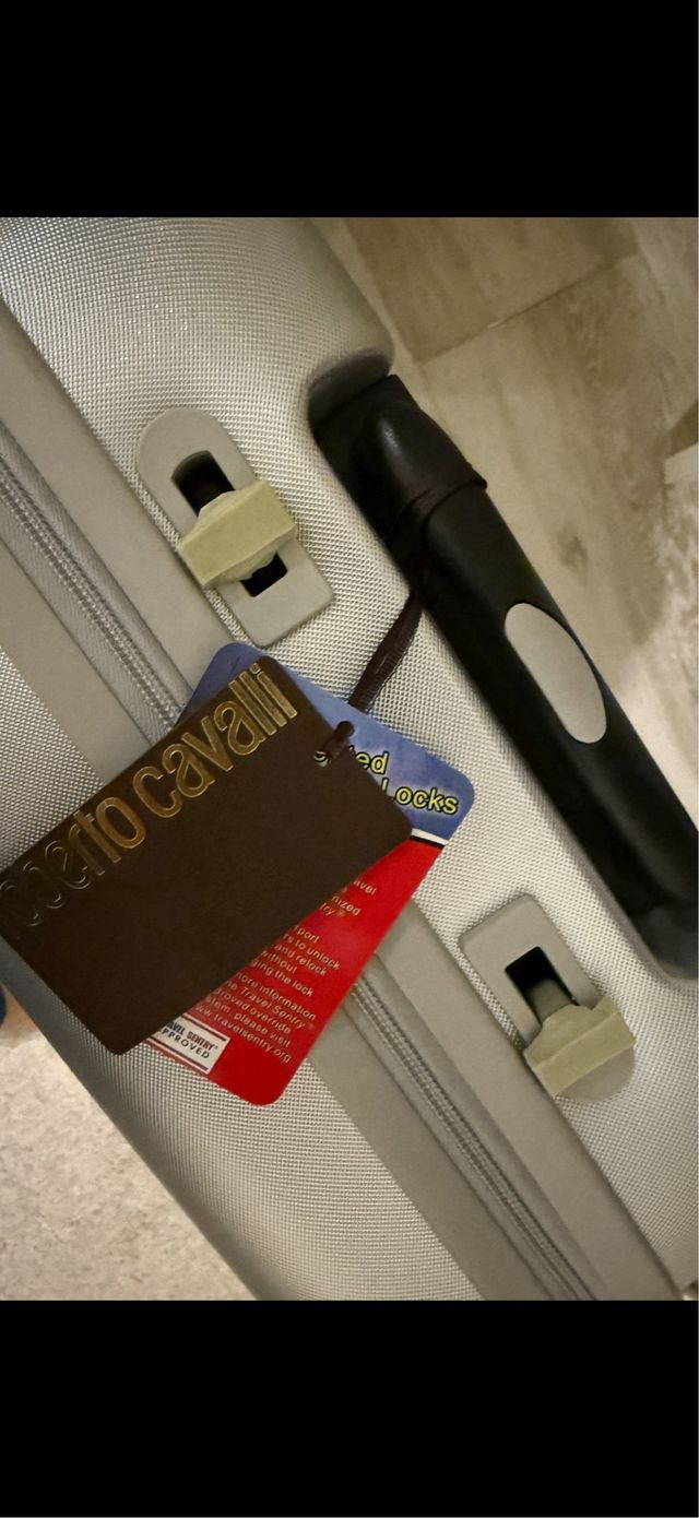 Maleta Roberto Cavalli Plata