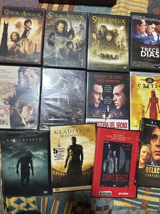 Colección DVDs: El Señor de los Anillos, Gladiator