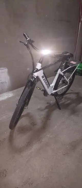 Bicicleta Eléctrica Zoomo Blanca