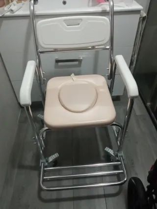 Silla geriátrica WC y ducha.l