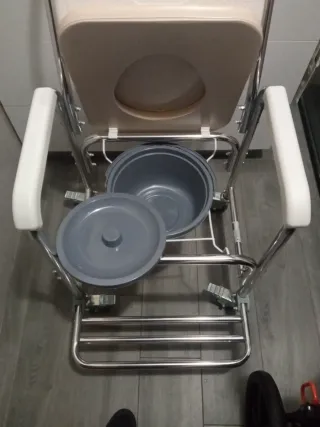 Silla geriátrica WC y ducha.l