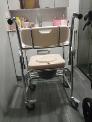 Silla geriátrica WC y ducha.l