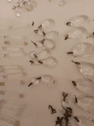 Lagrimas de cristal para lámpara