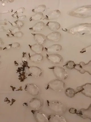 Lagrimas de cristal para lámpara