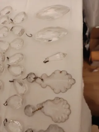 Lagrimas de cristal para lámpara