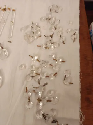 Lagrimas de cristal para lámpara