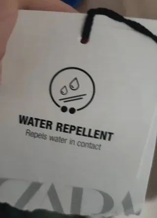 Chaqueta acolchada oversize verde