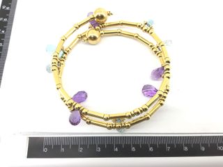 pulsera oro 18k con piedra