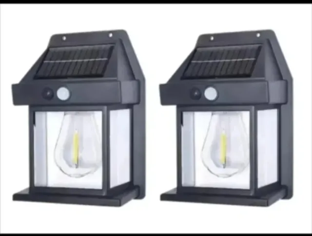 2 Focos Solares Lâmpada Tungstênio Médio (17X12)