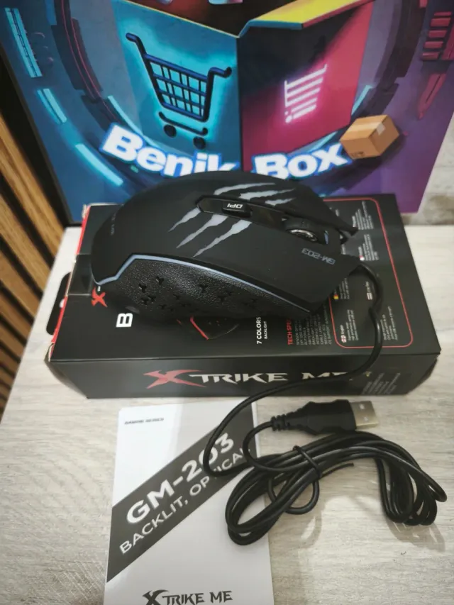 Ratón Gaming Xtrike Me GM-203 Backlit