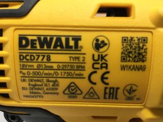 atornillador a bateria dewalt dcd778