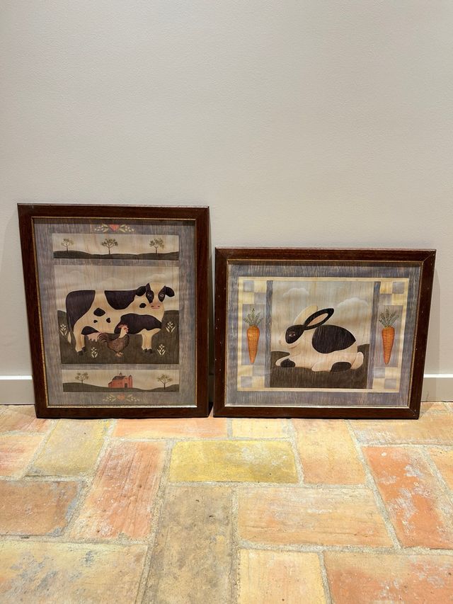 Cuadros de granja con animales