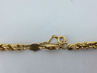 cadena oro 18k 26cm
