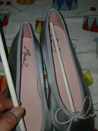 Zapatos niña plateados talla 34