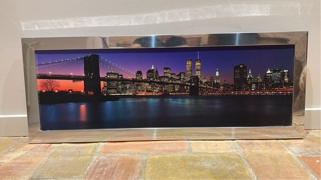 Cuadro Skyline Nueva York Brooklyn Bridge