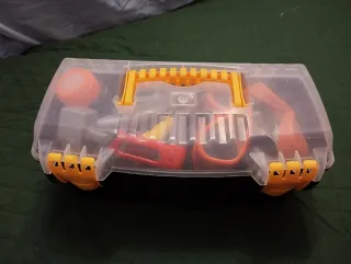 Lote de herramientas de juguete con caja