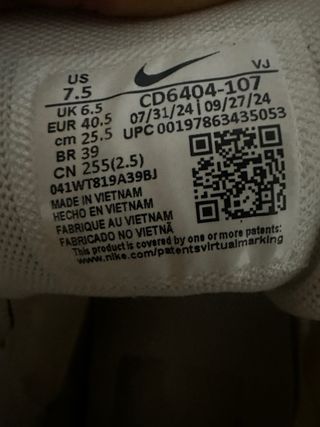 Nike P-6000 Blancas y Negras