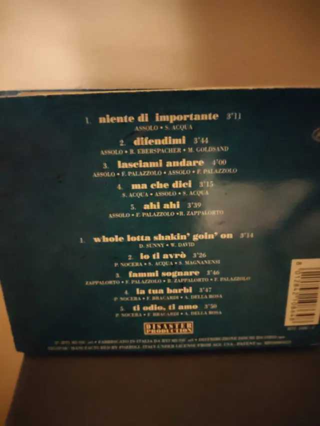 Musicassetta Pamela Niente Di Importante