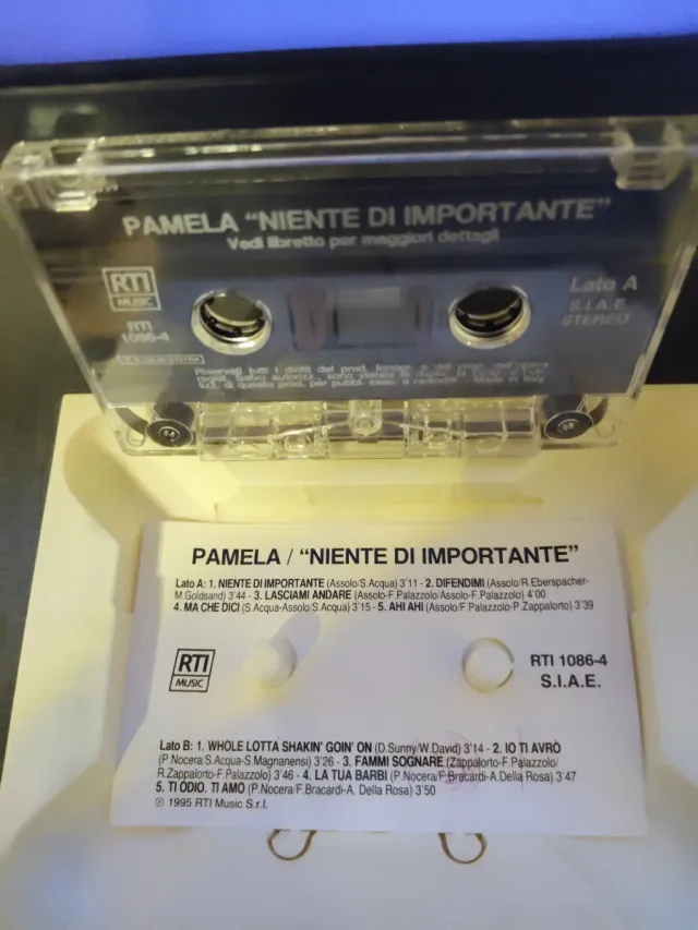 Musicassetta Pamela Niente Di Importante