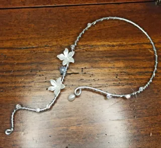 Collana rigida fairy in alluminio